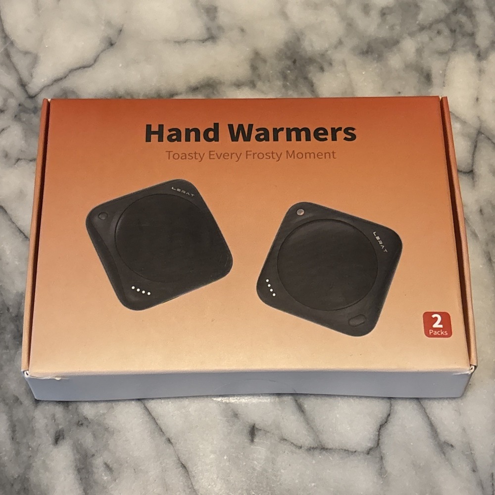 Lerat Hand Warmers Rechargeable 2 Pack Electric Hand Warmers Fast Heating‎